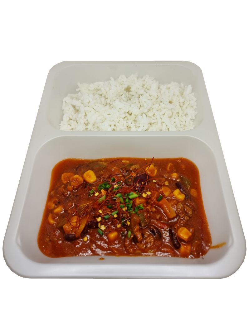 Chili con Carne mit Reis - Paddy’s FitMeal GmbH